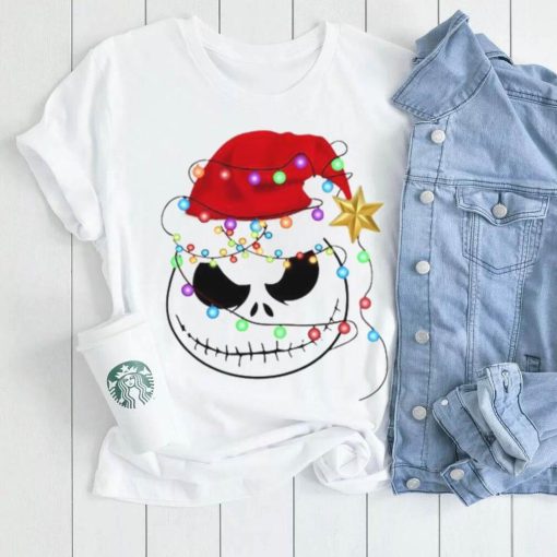 Jack Skellington Christmas Shirt, Get Jack Skellington Santa Claus Light Christmas Shirt