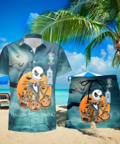 Jack Skellington Halloween Bombay Sapphire Hawaiian Shirt And Shorts Halloween Gift hawaiian shirt