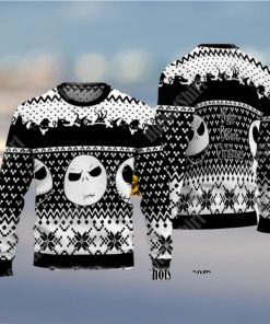 Jack Skellington Night Before Christmas Ugly Sweater