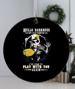 Jack Skellington UCF Knights hello darkness my old friend ornament