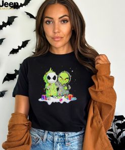 Jack Skellington and Grinch merry Christmas shirt