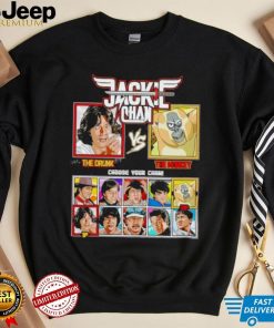 Jackie Chan Drunken Master vs Kung Fu Panda shirt