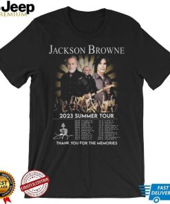 Jackson Browne 2023 Summer Tour thank you for the memories signature shirt