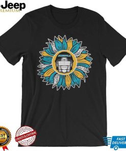 Jacksonville Jaguars Football Sunflower Helmet Shirt