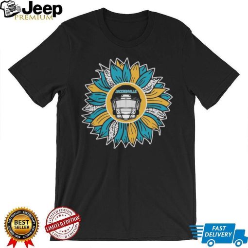 Jacksonville Jaguars Football Sunflower Helmet Shirt