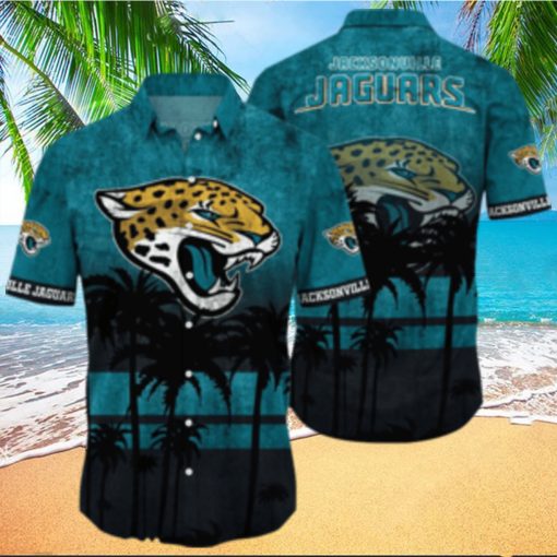 Jacksonville Jaguars Logo Coconut Tropical Hawaiian Shirt Beach Gift For Fans