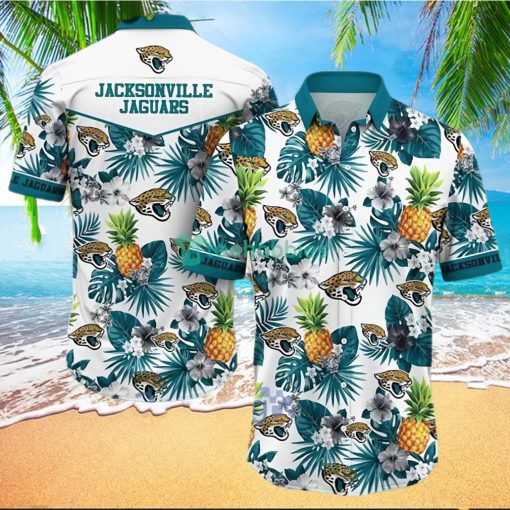 Jacksonville Jaguars NFL Pineapple Tropical Pattern Hawaiian Shirt