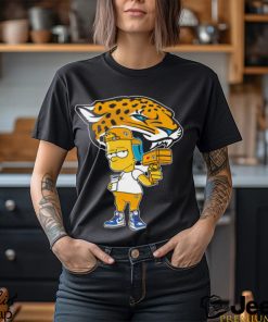 Jacksonville Jaguars NFL X Bart Simpson cartoon shirt