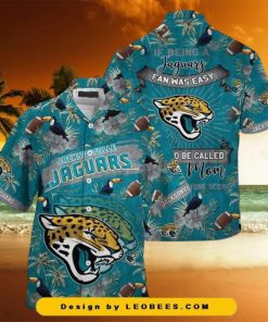 Jacksonville Jaguars Nfl Being A Jaguars Beach This For Summer Mom Lets Everyone Score Leobees Trending Hawaiian Shirt