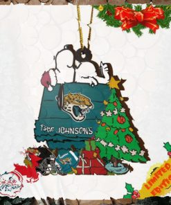 Jacksonville Jaguars Snoopy NFL Sport Ornament Custom Name