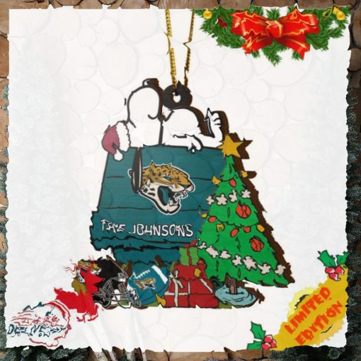 Jacksonville Jaguars Snoopy NFL Sport Ornament Custom Name