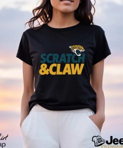 Jacksonville Jaguars scratch claw American foolball logo shirt