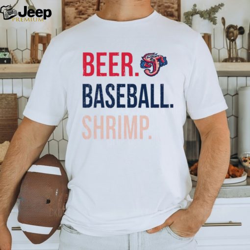 Jacksonville Jumbo Shrimp 108 Stitches Beer Baseball Shrimp shirt