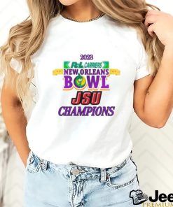 Jacksonville State Gamecocks 2023 Carriers New Orleans Bowl Champions T Shirt