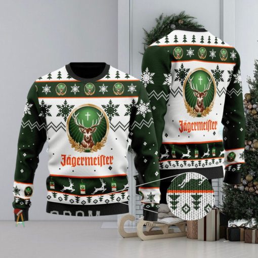 Jagermeister Christmas 3D Printed Ugly Christmas Sweater