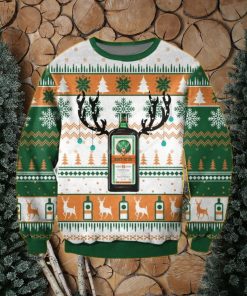 Jagermeister Reindeer 3D Ugly Sweater 3D Gift For Men And Women