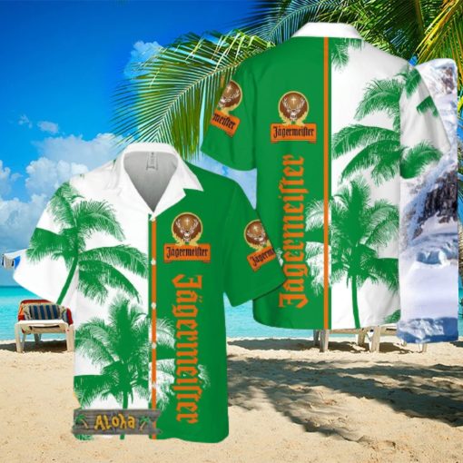 Jagermeister Tropical Coconut Trees Hawaiian Shirt For Men And Women Gift Hawaiian Beer