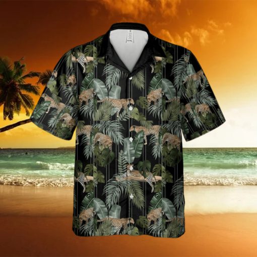 Jaguars In Green Tropical Hawaiian Shirt Summer Gift For Men And Women