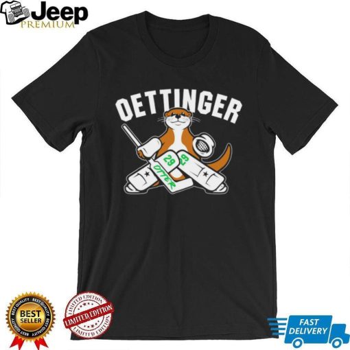 Jake Oettinger Otter mascot 2023 shirt