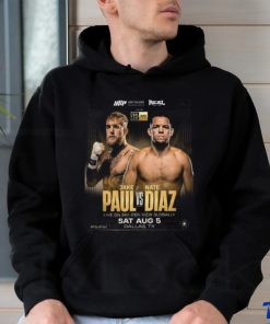 Jake Paul Vs Nate Diaz Shirt Sat Aug 5 Dallas Tx Shirt