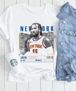 Jalen Brunson number 11 New York Knicks basketball player paper poster shirt