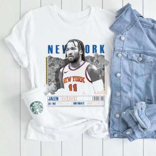 Jalen Brunson number 11 New York Knicks basketball player paper poster shirt