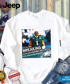 Jalen Hurt Bekommt Mega Vertrag Philadelphia Eagles Shirt