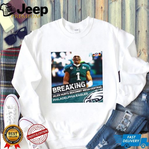 Jalen Hurt Bekommt Mega Vertrag Philadelphia Eagles Shirt