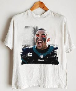 Jalen Hurts unleashed fangs out funny shirt