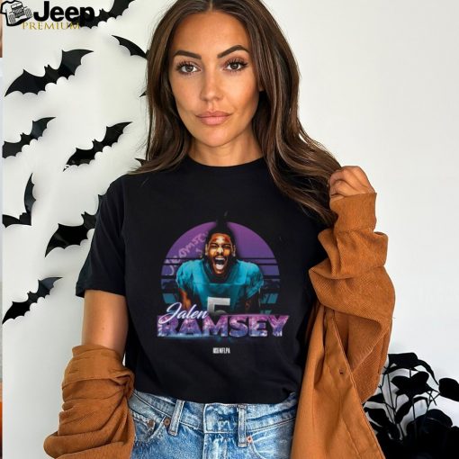 Jalen Ramsey Miami Neon WHT Shirt