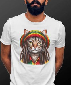 Jamaica Kitty Bob Marley Reggae kitty T shirt