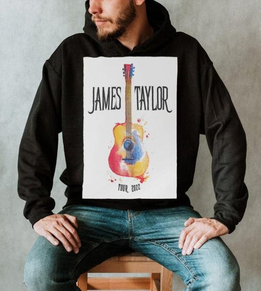 James taylor 2022 tour poster james taylor guitar 2022 tour poster shirt