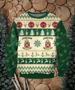 Jameson Whiskey Christmas Ugly Sweater Mens