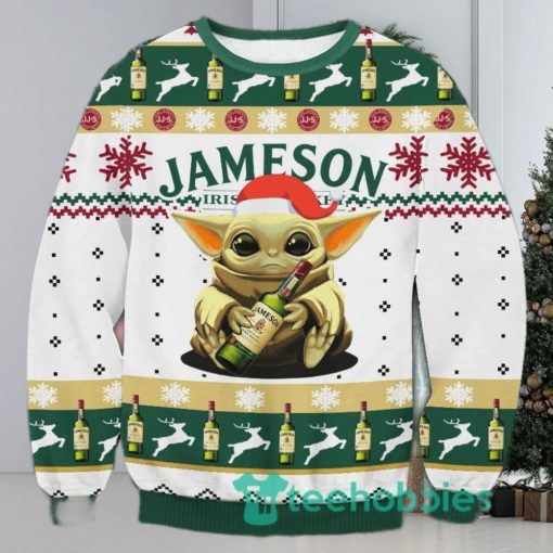 Jameson Yoda Christmas Ugly Sweater 3D