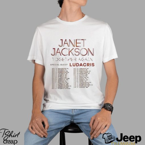 Janet Jackson Together Again Tour 2023 T Shirt Shirt Vintage Unisex Classic