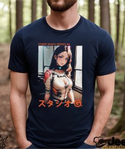 Japanese Anime Streetwear Unisex T Shirt Cyber Waifu Series