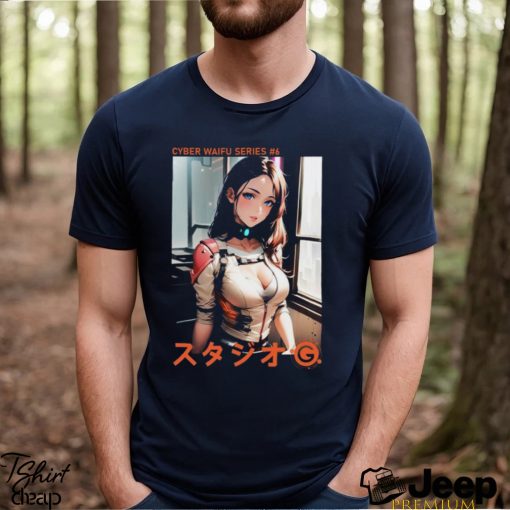 Japanese Anime Streetwear Unisex T Shirt Cyber Waifu Series