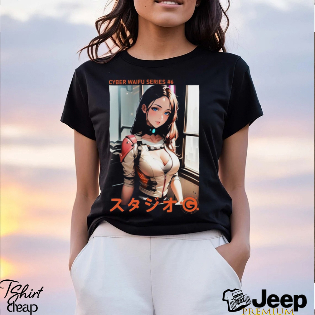 Japanese Anime Streetwear Unisex T Shirt Cyber Waifu Series teejeep