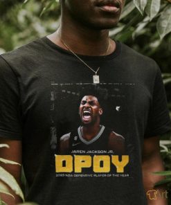 Jaren Jackson Jr Dpoy 2023 Nba Defensive Player Of The Year Poster T Shirt