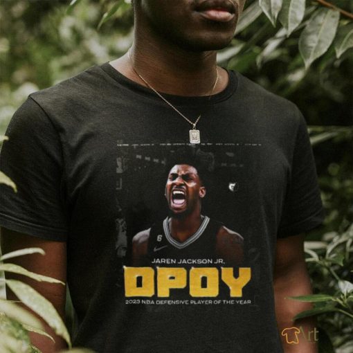 Jaren Jackson Jr Dpoy 2023 Nba Defensive Player Of The Year Poster T Shirt