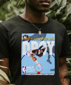 Jaren Jackson Jr. Dpoy KN Defensive Player of the year photo shirt