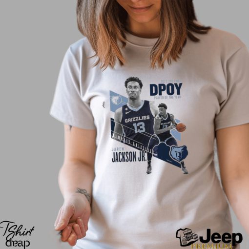 Jaren Jackson Jr. Memphis Grizzlies 2023 NBA Defensive Player of the Year Reverse Shirt