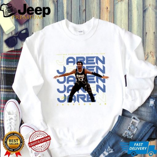 Jaren Jackson Jr. Memphis Grizzlies 2023 NBA Defensive player of the year signature shirt