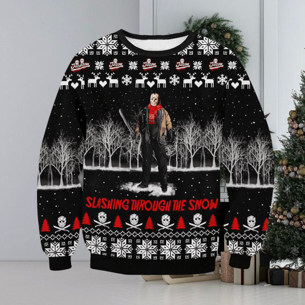 Jason Woorhees Cute Ugly Christmas Sweater Amazing Gift Family