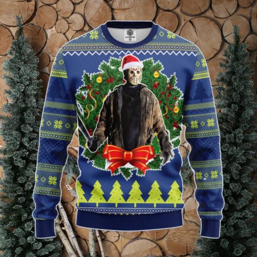 Jason Woorhees Amazing Gift Ugly Christmas 3D Sweater Christmas Gift For Men And Women