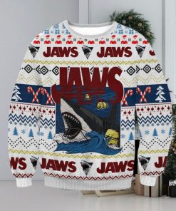 Jaws Christmas Ugly Wool Knitted Sweater