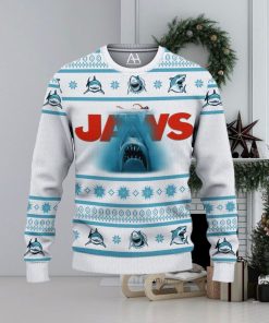 Jaws Shark Ugly Christmas Sweater 3D All Over Print Christmas Gift