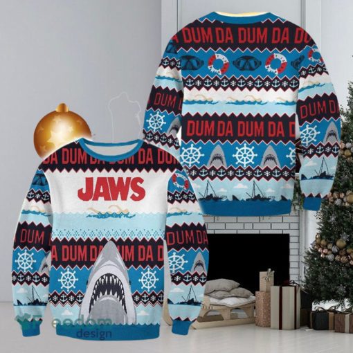 Jaws Ugly Christmas Sweater