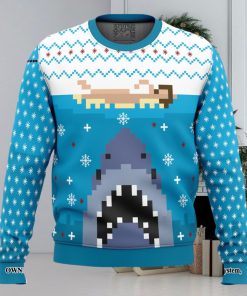 Jaws Ugly Xmas Wool Knitted Sweater