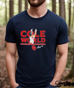 Jayda Coleman Cole World Oklahoma Softball signature shirt